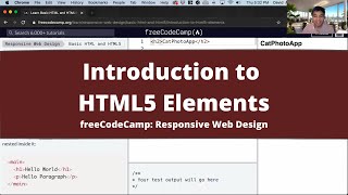 Introduction to HTML5 Elements (Basic HTML and HTML5) freeCodeCamp Tutorial