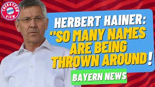 Herbert Hainer speaks about Bayern Munich Transfers! - Bayern Munich transfer News