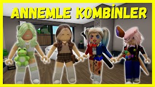 ANNEMLE KOMBİNLER YAPTIK👗 MODA İKONU OLDUK🥻ROBLOX Brookhaven🏡RP