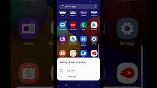 How to Fix Samsung M01 core settings keeps stopping | settings keeps stop problem samsung android