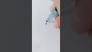 unboxing outline pen #trend #drawing #drawingskill #art #creative #teal #shorts