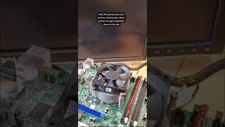 Using a Gummy Bear instead of Thermal Paste #shorts