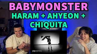 First Time Hearing BABYMONSTER HARAM + AHYEON + CHIQUITA (Reaction)