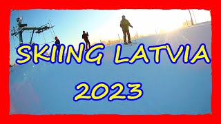 Žagarkalns  SKIING Sport горные лыжи Латвия winter sports 2023