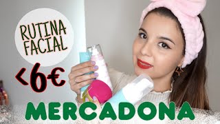 ⭐ MERCADONA: RUTINA FACIAL COMPLETA pieles mixtas/grasas.💸 Productos por menos de 6€!