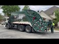 Texas Disposal Systems: Mack LR McNeilus Rear Loader Garbage Truck