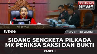 [BREAKING NEWS] Sidang Sengketa Hasil Pilkada, MK Periksa Saksi dan Alat Bukti (Panel I) | tvOne