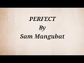 Sam Mangubat - Perfect lyrics