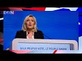 Marine Le Pen promises to 'President for all' following first round of the French election