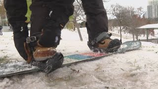 Houston snow: Sledders get creative take advantage of snow day