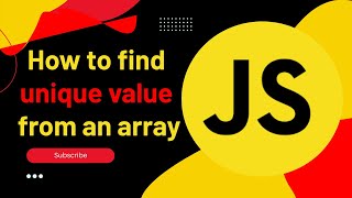 #javascript #Reactjs #angular #Nodejs How to find unique value from an array ? #3 || Javascript