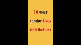 linux os list #shorts #linux #os #bydubebox