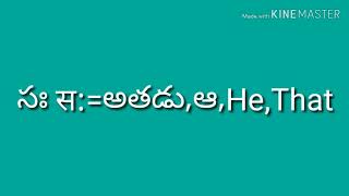 स: सा तत् क:? का? किम्?(1వ పాఠం) Sanskrit for beginners in telugu