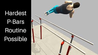 Mens Artistic Gymnastics - Hardest Parallel Bars Routine Possible