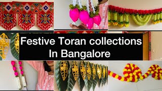 Festival toran collections #toran #festivegarlands #garland #bangalore