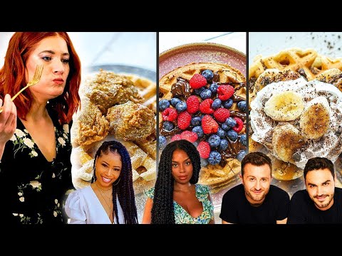 Which Vegan Waffles Are The BEST?!  The Chic Natural, Rachel Ama, & BOSH!