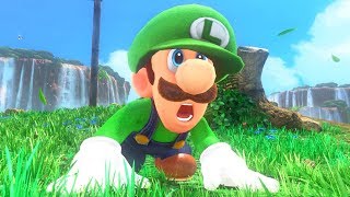 Super Mario Odyssey Luigi Walkthrough Part 1 - Intro + Cap & Cascade Kingdom