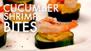 Cucumber Shrimp Bites