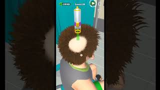 master doctor 3d game hair surgery level 16.#shorts