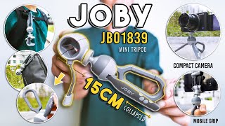 Joby Carabiner HandyPod | 15CM Mobile \u0026 Camera Mini Tripod | JB01839