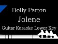 【Guitar Karaoke Instrumental】Jolene / Dolly Parton【Lower Key】