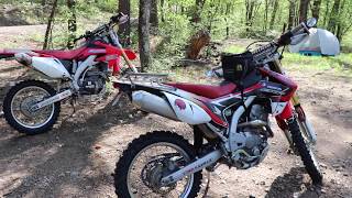 Dirt Biking Wolf Pen Gap, Ouachita National Forest