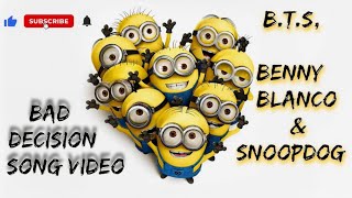 Bad decision - BTS, Benny blanco & Snoop dog 🌟(Animation music video) 2022💯