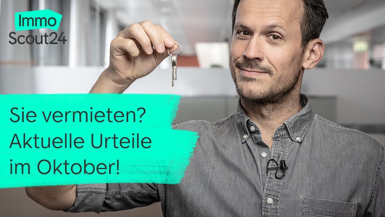 ⚖️ #BGH-Urteil Zum #Mietrecht 🗞️ Vermieter News Oktober 2020 - YouTube