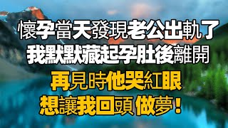 懷孕當天發現老公出軌了，我默默藏起孕肚後離開，再見時他淚流不止 活該！ #情感故事 #生活經驗  #為人處世  #老年生活#故事