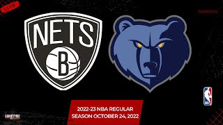 Brooklyn Nets vs Memphis Grizzlies Live Stream (Play-By-Play & Scoreboard) #KiaNBATipoff22
