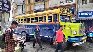 Iconic bus travel Meghalaya.shillong.Bus travel.cherrapunji near.north east india.