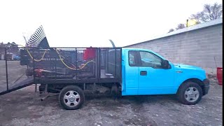 My NEW custom truck bed for mowing