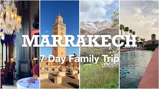 7 Days in Marrakech, Morocco - Sun, Chic \u0026 Mountains - 3h from London | Guide Included | Travel Vlog