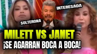 MILETT FIGUEROA Y JANET BARBOZA SE AGARRAN BOCA A BOCA EN VIVO ¡TENSO MOMENTO!