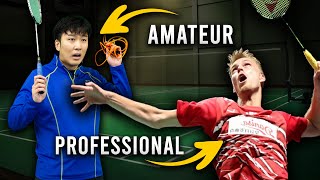 Amateur Smash VS Professional Smash