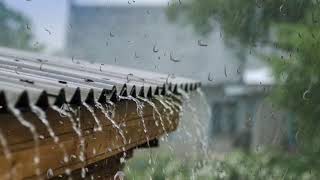RELAXING RAIN ON TIN ROOF | meditate, relax, 1 hour rain sounds.