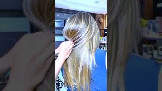 Frosty Light Toned blonde Hair Color Complete Makeover #shorts #trending