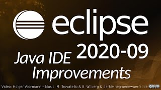 Eclipse 2020-09 Java IDE Improvements (including Git and general improvements)