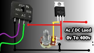 unbelievable mosfet voltage regulator 0v to 400v voltage regulator circuit