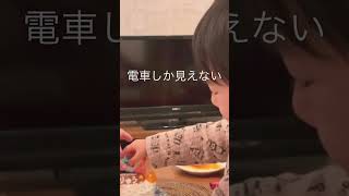 電車好き2歳児とバースデーケーキ🎂