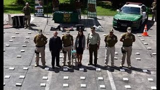 Carabineros decomisó 114 kilos de drogas