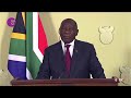 South African President Ramaphosa announces new coalition cabinet
