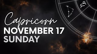 Capricorn - Daily Horoscope - November 17, 2024