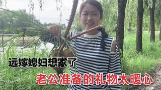 【大力与小贝】远嫁姑娘想家了，老公偷偷准备了特殊的礼物，虽不值钱却很暖心