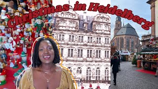 CHRISTMAS MARKETS IN EUROPE: LET'S VISIT HEIDELBERG & ITS CASTLE! WHAT TO EXPECT IN THE DAY & NIGHT