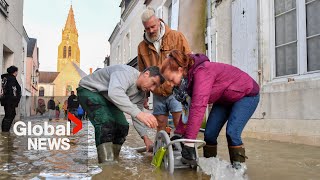 Hurricane Kirk: Floods submerge buildings, streets outside Paris