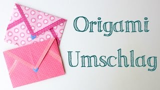 Origami Umschlag Falten Ganz Einfach Kuvert Basteln