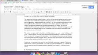 Step 5.0 - Adding Comments and Grades to Student Work in Google Drive