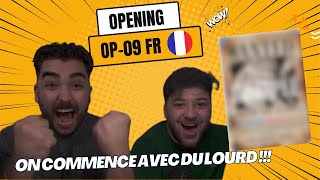 PREMIER OPENING EN FRANCAIS !! ON COMMENCE TRES FORT !! ONE PIECE CARD GAME OP09 FR