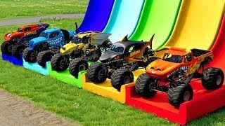 Monster Truck Madness - High-Flying Jumps \u0026 Epic Crashes